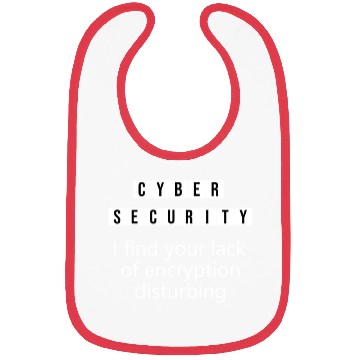 Discover Cybersecurity Encryption - Security Quotes Bibs