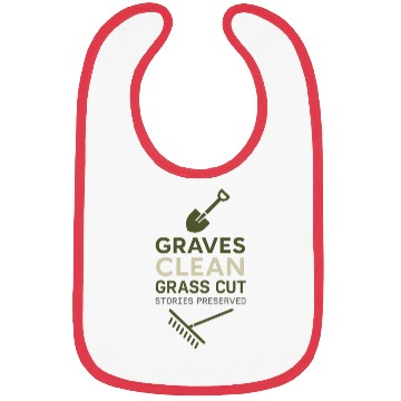Discover Cemetery Worker Groundskeeper Graveyard Memorial Bibs