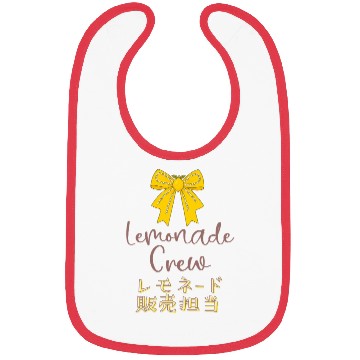 Discover Lemonade Crew Yellow Bow Bibs