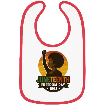 Discover Juneteenth Freedom Day 1865 Black History Pride Bibs