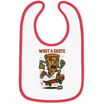 Discover Skate Pizza Monster – WHUT A SK8TE Slice Bibs