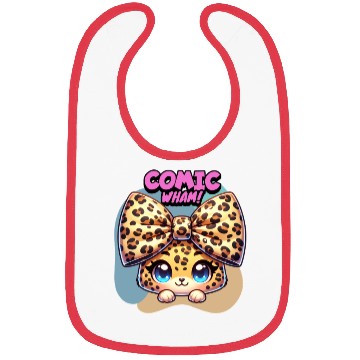 Discover Comic Wham! – Cute Leopard with Giant Bow Bibs