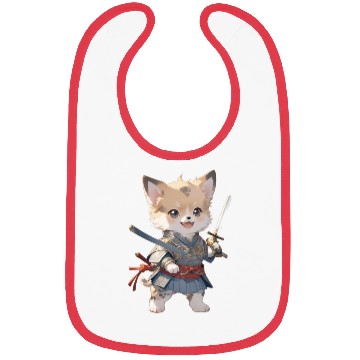 Discover Dog Samurai Coffee Bibs