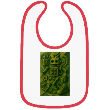 Discover The abstract robot Bibs