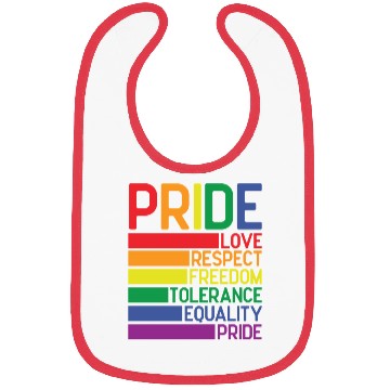 Discover Gay Pride Bibs, Pride Love