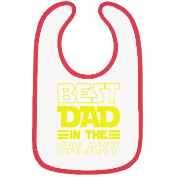 Discover Best Dad in the Galaxy Bibs