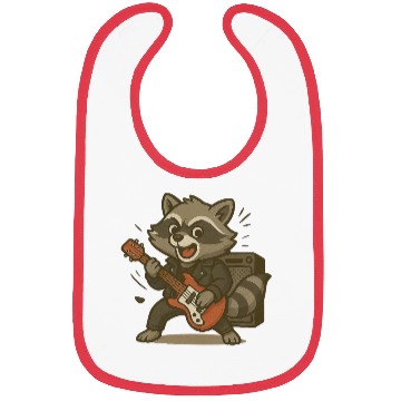 Discover Electric Guitar Vibes – Rocking Raccoon Bibs