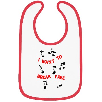 Discover False Notes Freedom red Bibs