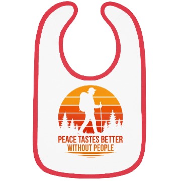 Discover Peace Tastes Better Without People – Hiking Sunset Bibs