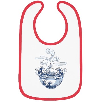 Discover Storm in a Teacup - Nautical Art Bibs