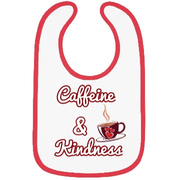 Discover Coffee, Kindness & Love Bibs – Cute Heart Coffee