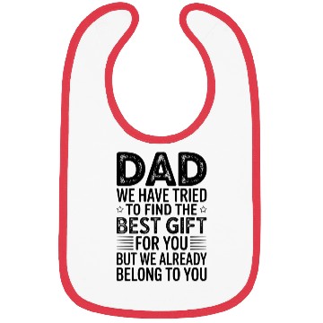 Discover Fathers Day Gift for Dad Bibs