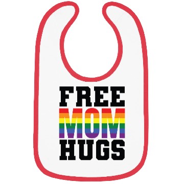 Discover Free Mom Hugs LGBT Gay Bibs