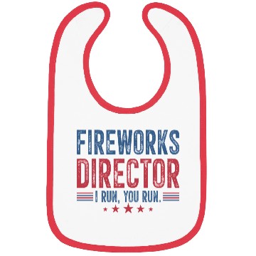 Discover Fireworks Director I Run You Run Bibs