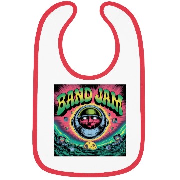 Discover Psychedelic Band Jam Poster with Mechanical Bibs