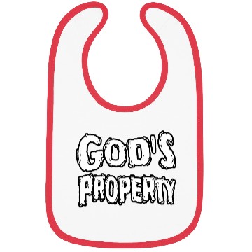 Discover God's Property Religious Faith Typography Design Bibs