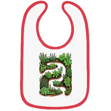 Discover City Herb Garden Oasis Blueprint Bibs