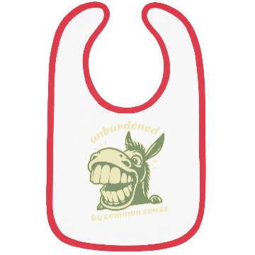 Discover kamala donkey - Unburdened by common sense Bibs