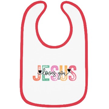 Discover Christian Jesus Loves You Bibs