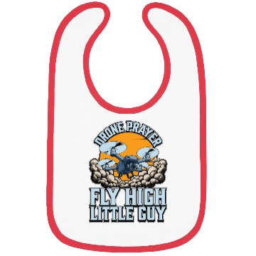 Discover Drone Enthusiast Drone Prayer Fly High Aviation Bibs