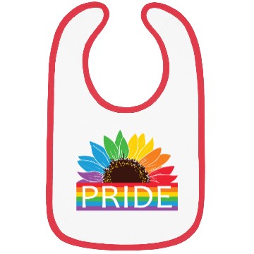 Discover Pride Sunflower Gay Bibs