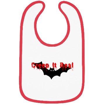 Discover Creep It Real – Halloween Bat Design Bibs