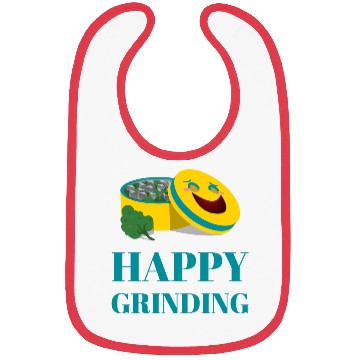 Discover Cheerful Smiling Pills and Broccoli Design Bibs