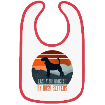 Discover Easily Distracted By Irish Setters Dog Walking Bibs