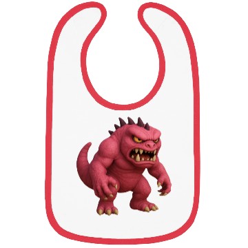 Discover Red Power Monster Bibs