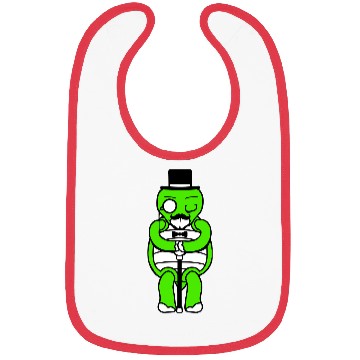 Discover Mr. Tortoise Sir Gentleman Rich Top Hat Monocle Bibs