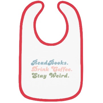 Discover Funny Coffee Lover Gift Funny Book Lover Gift Bibs