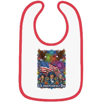 Discover US independence day Bibs