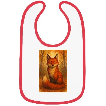 Discover Autumn Serenity Fox Bibs