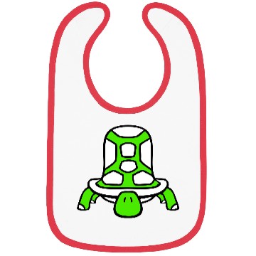 Discover Turtle cute big turtle shell sweet comic cartoon Bibs
