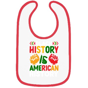 Discover Black History Is American History Bibs