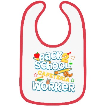 Discover Back To School Cafeteria Worker Proud Lunch Lady Bibs