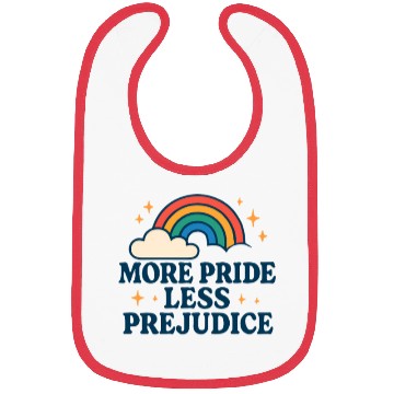 Discover More Pride Less Prejudice Rainbow Pride Month LGBT Bibs