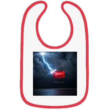 Discover Electric Storm Art Bibs