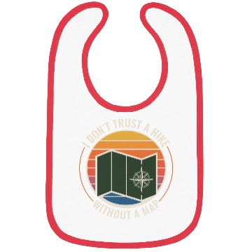Discover GIS Map Compass Retro Adventure Outdoor Bibs