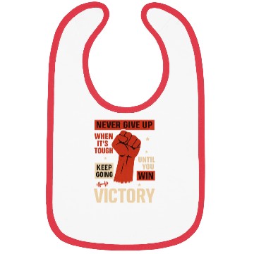 Discover Never Give Up Bibs