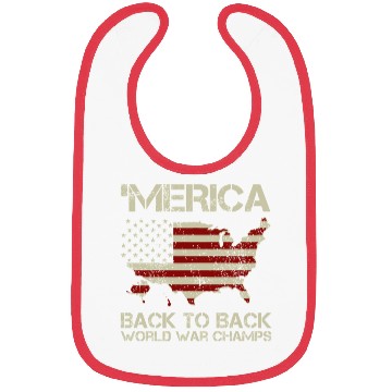 Discover Merica Back to Back Champs Bibs