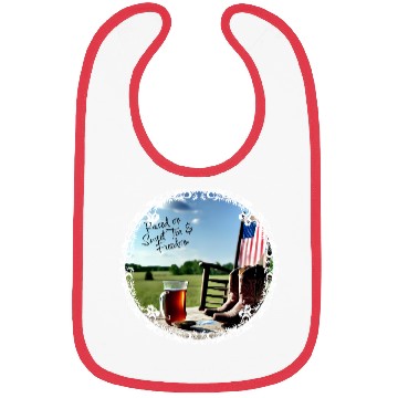 Discover Raised On Sweet Tea & Freedom Bibs