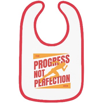 Discover progress not perfection 'RUNNING' Bibs