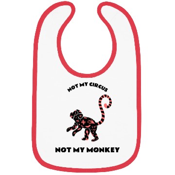 Discover Not My Circus Not My Monkey Bibs
