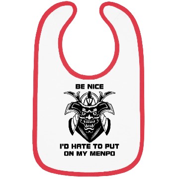 Discover Menpo Warning – Be Nice! Bibs