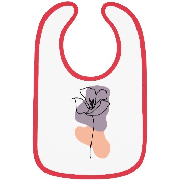 Discover Abstract Flower Bibs