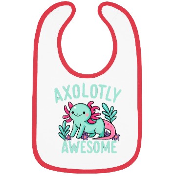 Discover Funny Cute Axolotl Pun Bibs for Animal Lovers