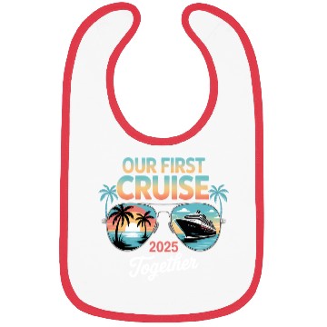 Discover Our First Cruise Sunset Glasses Design Bibs