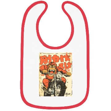 Discover Monkey Mayhem – Vintage Ape on a Motorcycle Bibs