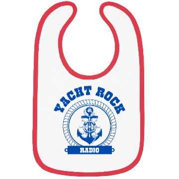 Discover YACHT ROCK - BLUE LETTERS Bibs